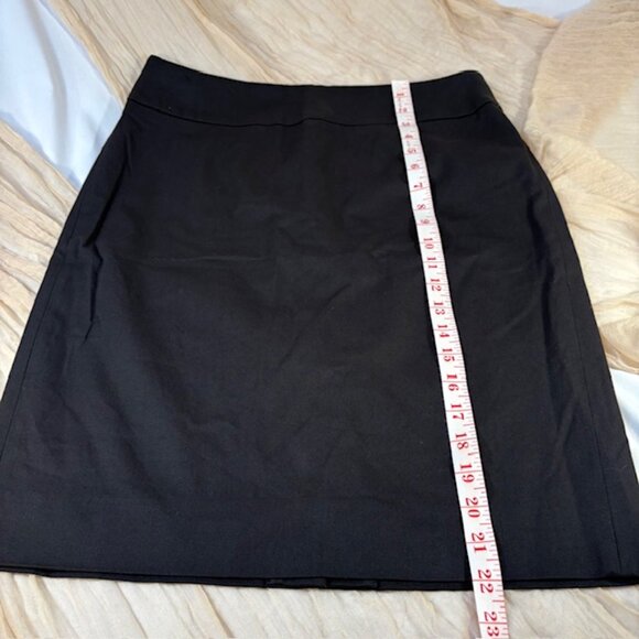 JCrew Womens No 2 Straight Black Pencil Skirt Size 10P - Picture 6 of 10